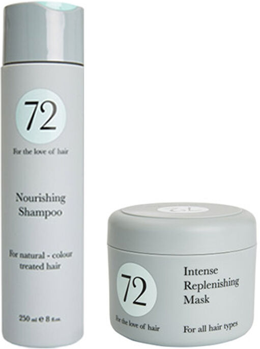 72 Hair Nourishing Shampoo 250ml & Intense Replenishing Mask 250ml Duo