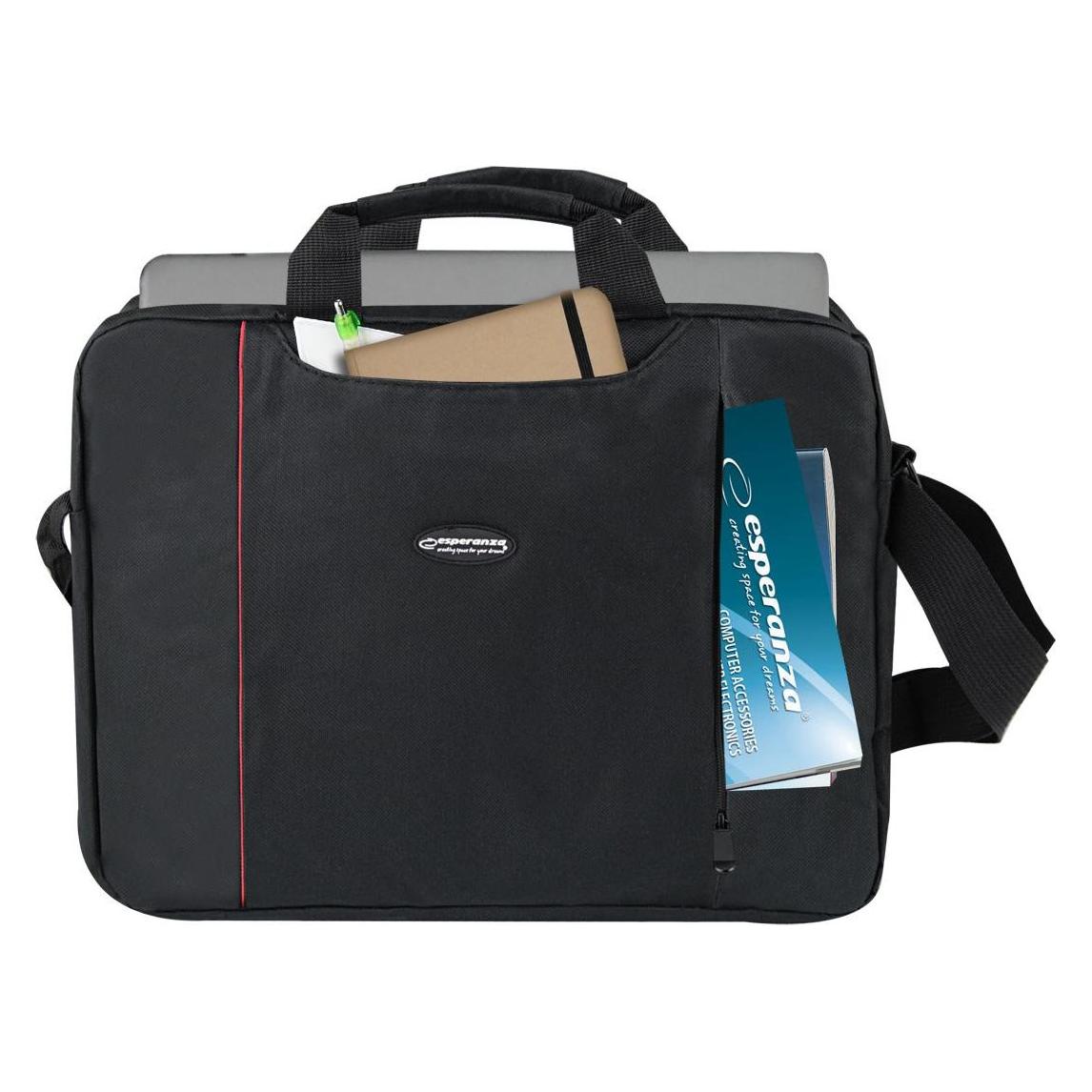 Esperanza ET192 39,6 cm (15,6") Messenger-Tasche Schwarz (15.60", Universal) (ET192)