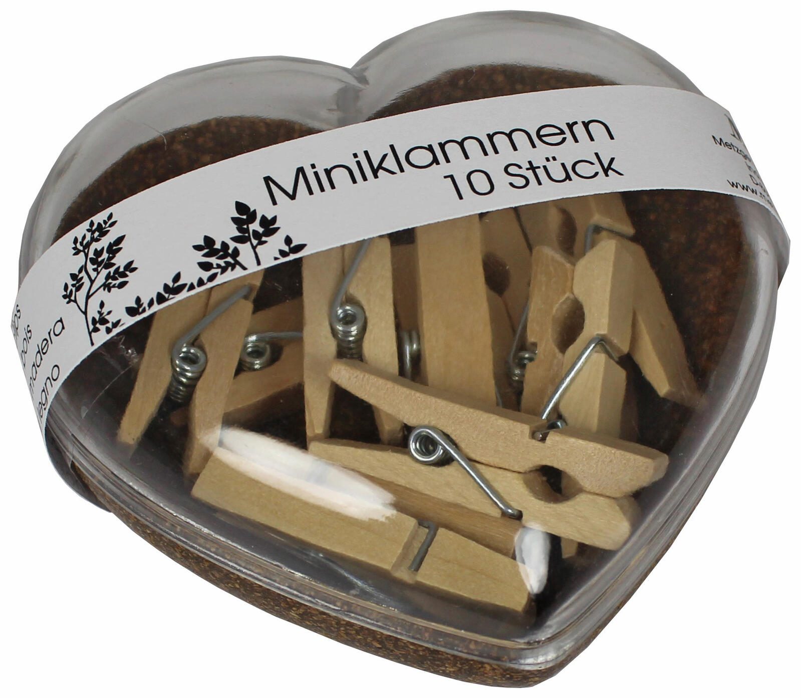 M&M Holzklammern holz 10 Stück, 1 Pack 69540143