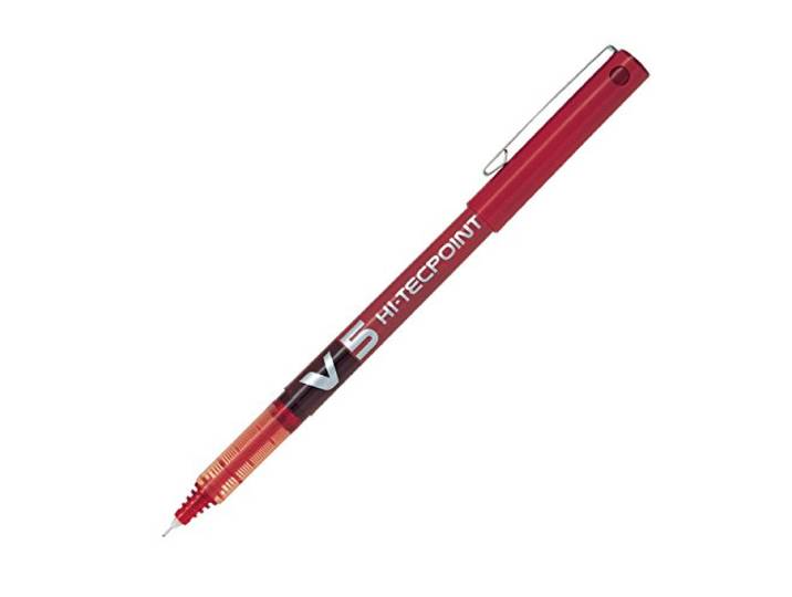 Pilot Roller Vloeibare Inkt V5 0.5mm Tip (Enkele Pen) - Rood