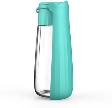 USA Free Shipping Shop Foldable Dog Water Bottle Portable Pet Travel Water Dispenser For Dogs & Cats blue Style 1