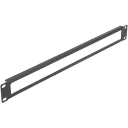 DELOCK 19" Netzwerkschrank Panel mit Öffnung 1 HE schwarz