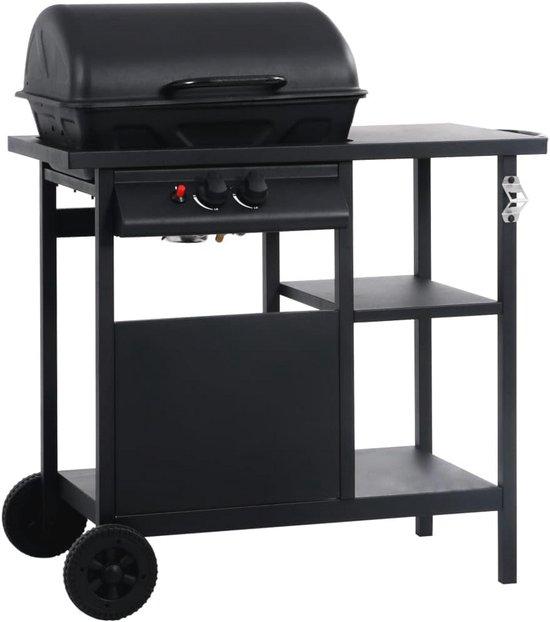 Famanu Gasgrill mit 3-lagiger Seitentisch - Ideal für das Kochen im Freien