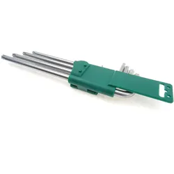 Jonnesway, Sechskantschlüssel, TORX-Schlüsselsatz, extra lang, Grösse T9-T50, 10-teilig