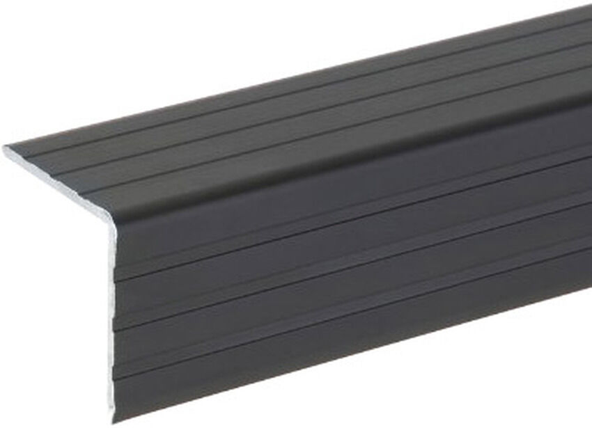Adam Hall Hardware 6105 Blk - Aluminium-Kantenschutz Schwarz 30 X 30 Mm