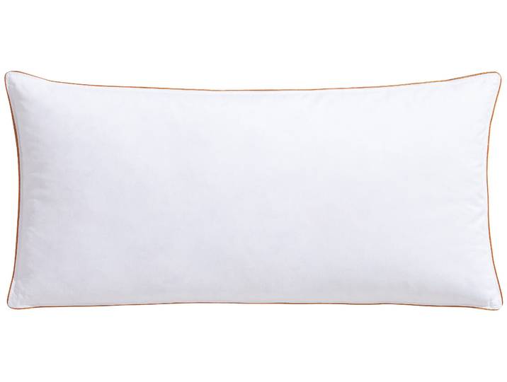 Federkissen RIBECO Kopfkissen Richard, Kissen mit Daunenanteil, in 40x80 oder 80x80 cm , weiss (weiß), B:40cm L:80cm, Bezug: 100% Baumwolle. Füllung: 90% Entenfeder, 10% Entendaune, Kopfkissen, Federkissen, Seit 105 Jahren überzeugt RIBECO durch Qualität