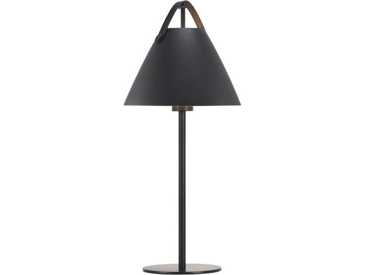 Strap lampe de table Ø 25 cm noir