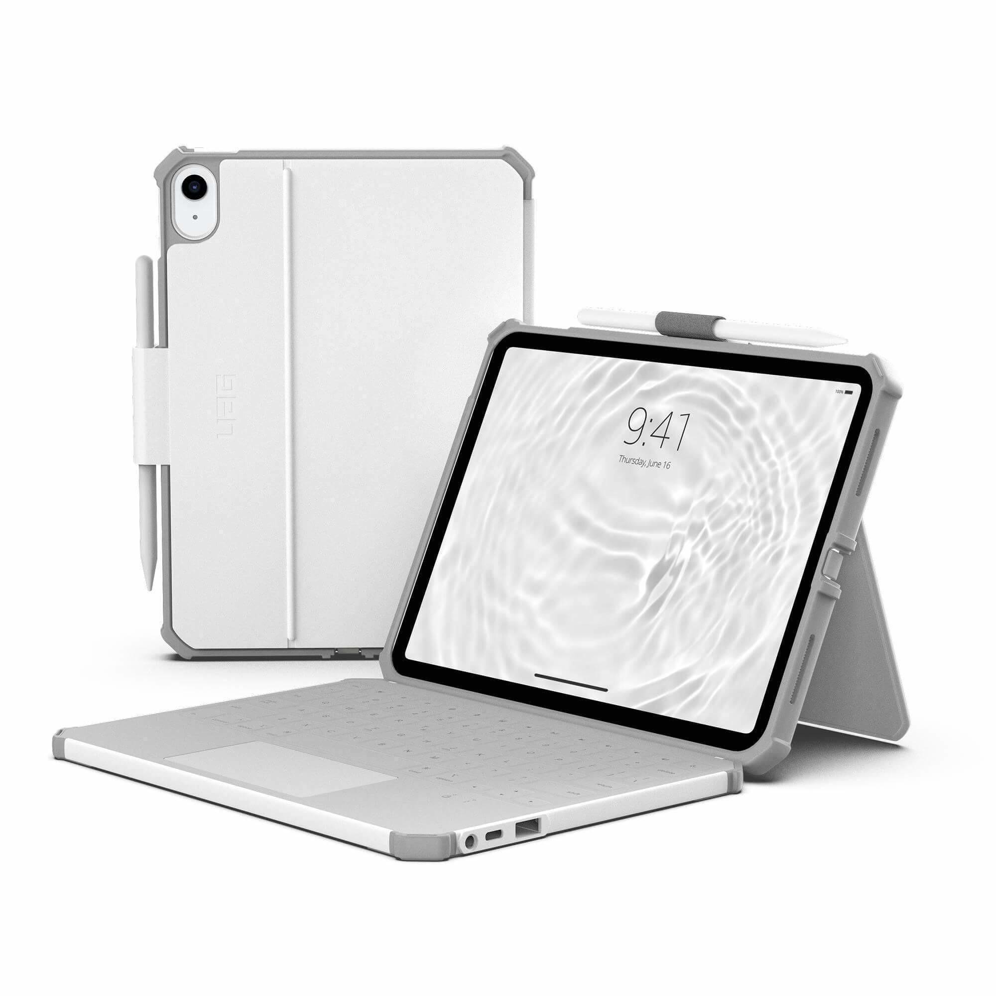 UAG Urban Armor Gear Healthcare Rugged USB-C Keyboard Case mit Trackpad Apple iPad 11" (2025) / iPad 10,9" (2022) / iP