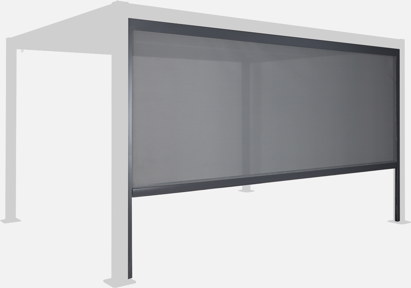 sweeek - Markise 4m für die Pergola Palace 3x4m - Anthrazit