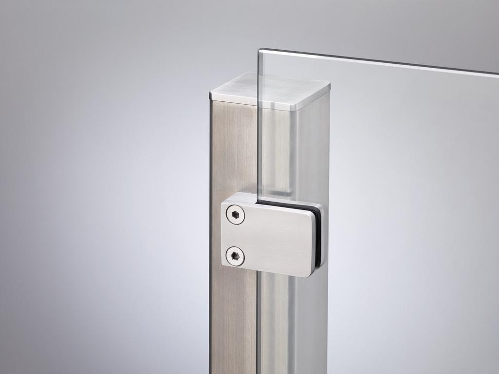 TETZNERJENT VETRO Anfangspfosten V4A 60/60x1271-1870mm, Anfertigung 08437091