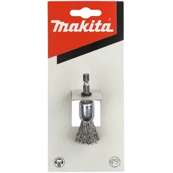 Makita Pinselbürste, 17 mm - gewellt - verzinkter Stahl - 6-kant - P-66911