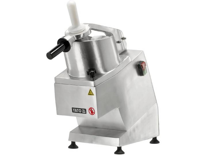 Yato Gemüseschneider Elektrische Gemüseschneidemaschine mit großem Einwurf, 550 W, Profigerät