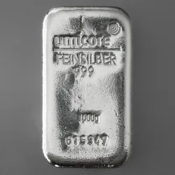 Silberbarren 1kg UMICORE gegossen