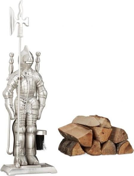 Kaminritter vierdelige gietijzeren set