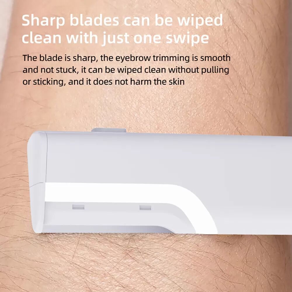 INF Tondeuse à Sourcils Électrique avec 5 Têtes - Épilation Faciale Sûre et Précise