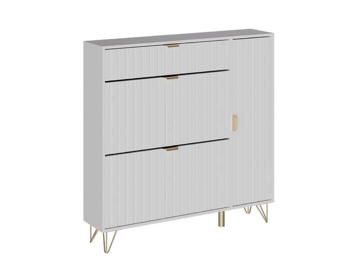 Armoire à chaussures blanc 108x107.5cm