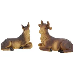 Ochse und Esel, 6–8 cm