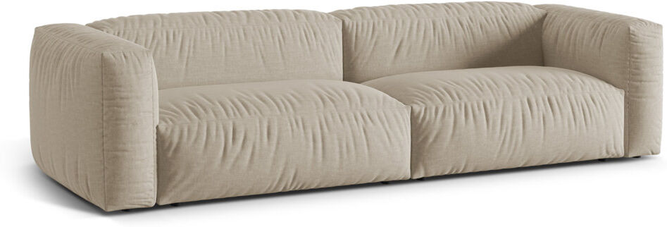 Brayden Studio Carlens Sofa Light Beige/Structured Fabric 4