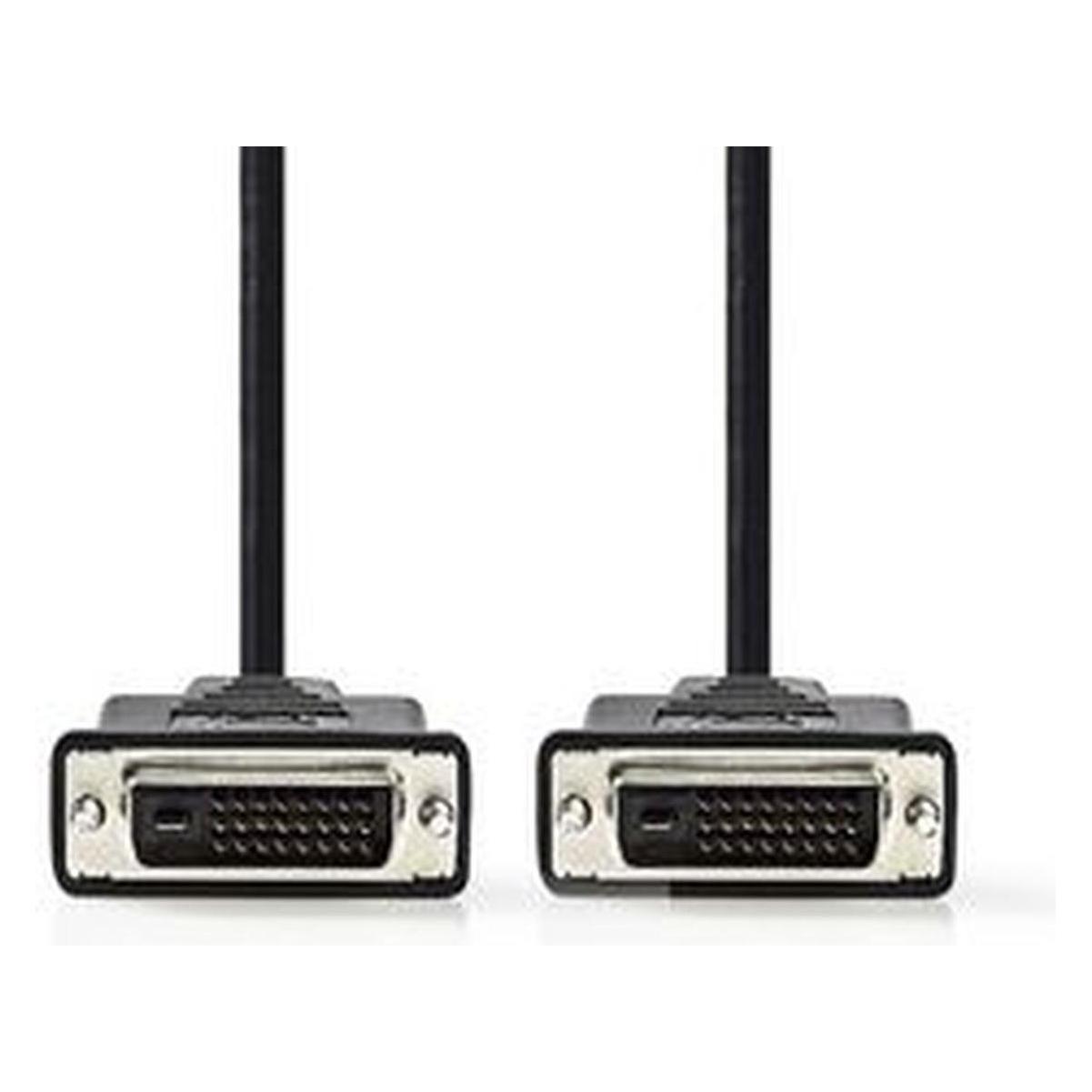 Nedis DVI-D-Kabel (24+1-Pin, DVI-D-Stecker) (2 m) (CCGB32000BK20)