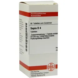 Sepia D 4 Tabletten 80 St
