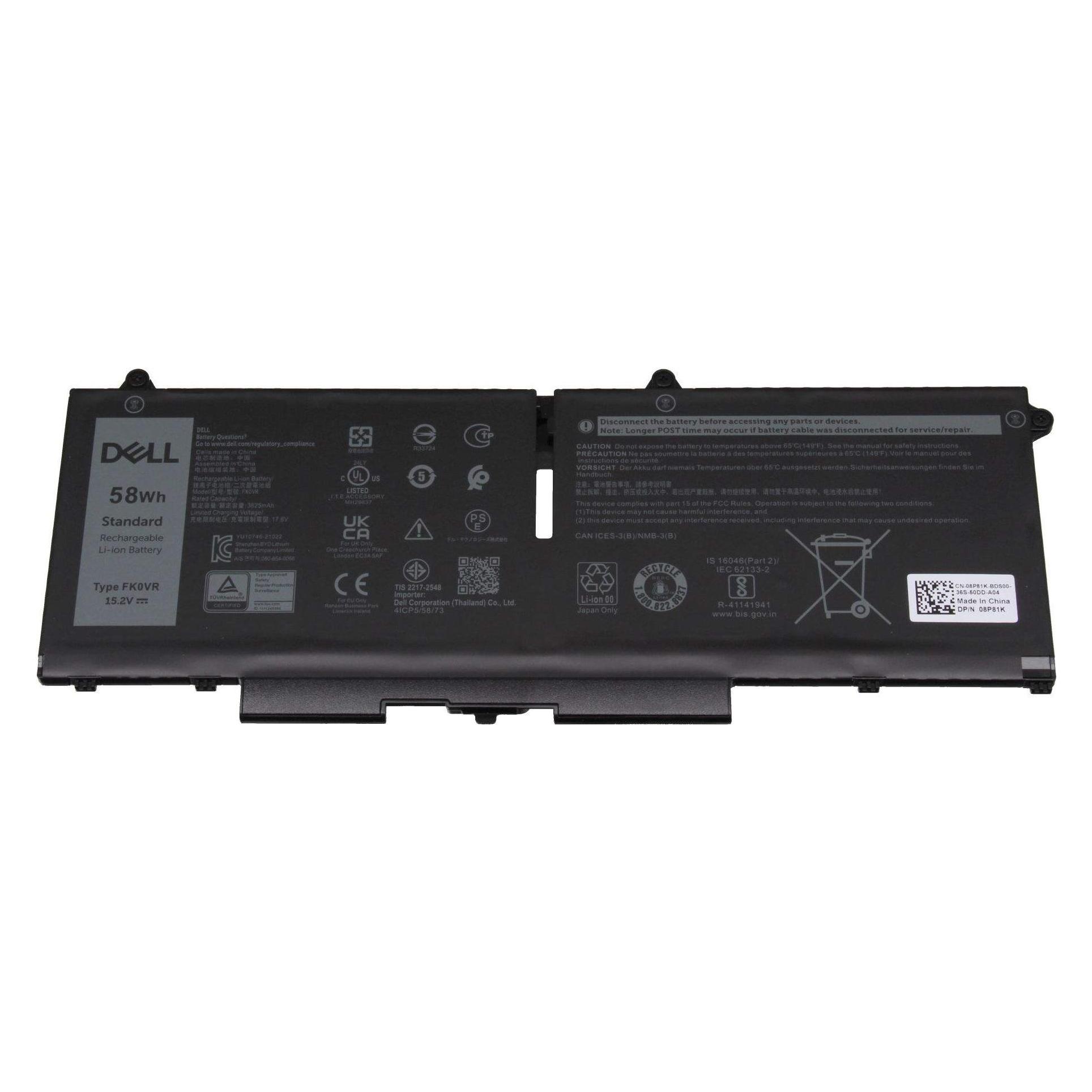 Dell 58 Wh Lithium-Ionen-Akku für (4 Zellen, 3625 mAh) (CPL-8P81K)