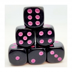 Dice4friends Würfelset D6 - Opaque-Pink (12) 284841