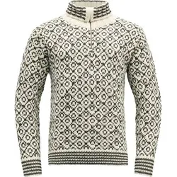 DEVOLD Herren Pullover SVALBARD SWEATER ZIP NECK, Größe M in Grau Grau