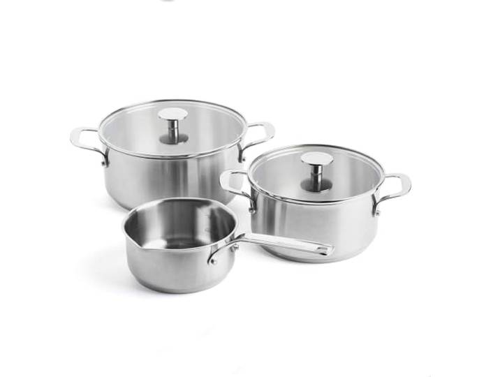 Kitchenaid Edelstahl Kochtopf Set 20-24 cm Topf & 16 cm Sauciere