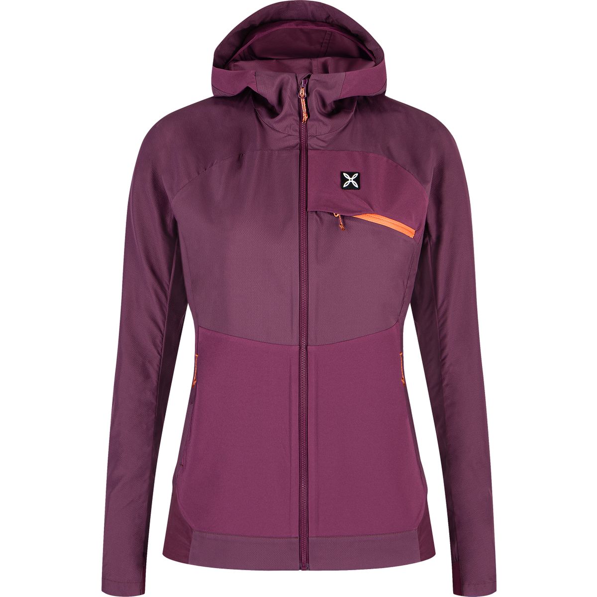 Montura Altai Hooded Jacket Woman vinaccia/melon (14354) L MJAW68W-TS594-14354-L