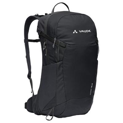 Rucksack VAUDE "Wizard 18+4", schwarz, Rucksäcke, Obermaterial: 100% Polyamid. Futter: 100% Polyester, Rucksack, mit zwei seitlichen Netztaschen, inklusive Regenhülle