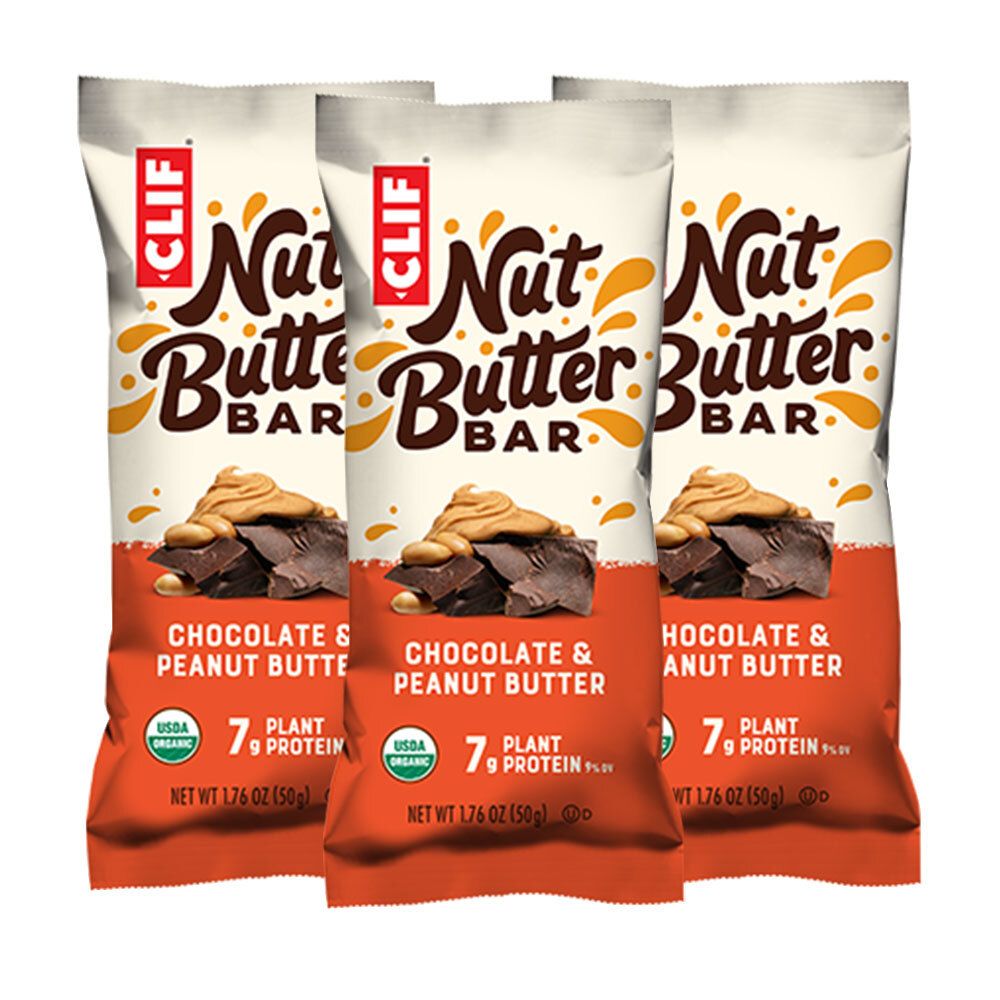 Clif Bar Bio Nut Butter Filled, Chocolate-Peanut, Riegel 3x50 g