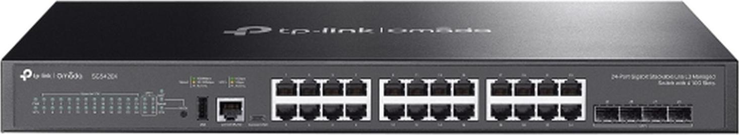 TP-Link Omada SG5428X, Managed, L3, Gigabit Ethernet (10/100/1000), Rack-Einbau