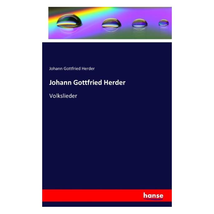 Hansebooks Johann Gottfried Herder (Deutsch, Softcover, Johann Gottfried Herder) (55826510)