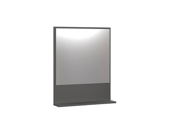 trendteam smart living Wandspiegel PureBliss Anthrazit · B 60 x H 74 cm