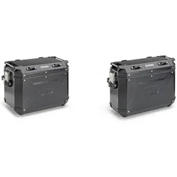 Kappa, Motorradgepäck, Koffer K-Voyager Monokey Alu 37l Sw. Paar (37 l)