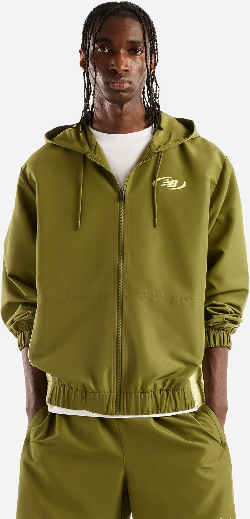 New Balance Trackside M - Felpa - Uomo - Verde M