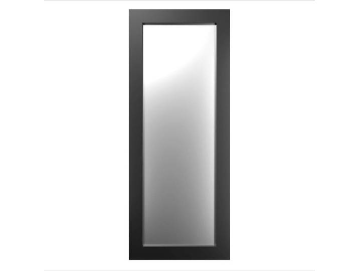Spiegel, Schwarz, Holz, Metall, Glas, rechteckig, 56x148 cm, Fsc, Made in EU, waagrecht montierbar, senkrecht montierbar, Garderobe, Garderobenspiegel
