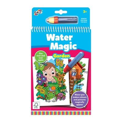 Jumbo 1150400341 - Galt,Water Magic Garden inkl. Wasserstift, Garten-Malbuch