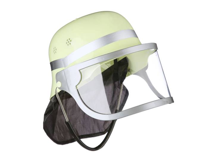 Feuerwehrhelm für Kinder Gelb-Schwarz-Silber