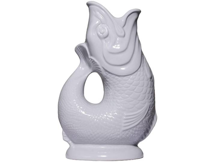 Gluckigluck Karaffe mit „Gluck-Gluck“-Geräusch 27,5/17/9,5 cm, Greige, Keramik, Tiere, 1.2 L, Organisch, handgemacht, Geschirr, Kannen & Karaffen, Wasserkaraffen & Krüge