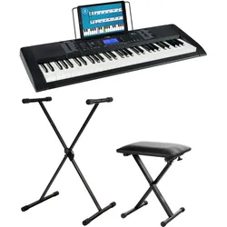 FunKey 61 Edition Pro Schwarz Set inkl. Keyboardständer + Bank