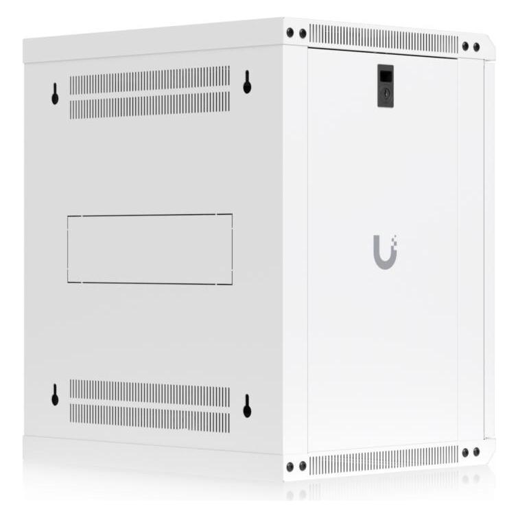 Ubiquiti Wandschrank 12U Rack 19 / 12HE / Weiss, Perforierter Tür (12 HE, 19 Zoll Rack) (UACC-Rack-12U-Wall-450-P)