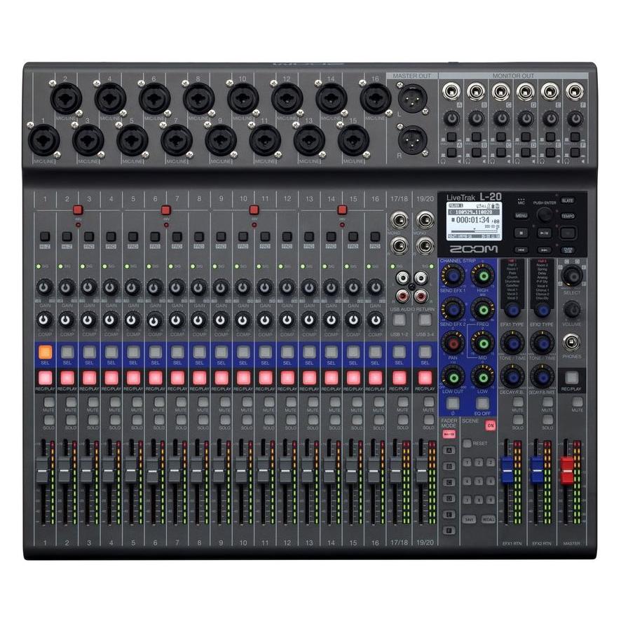 Zoom L-20 LiveTrak (Studio- und Livemixer) (Zoom L-20)