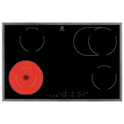 Electrolux Glaskeramikkochfeld LRR8436M Edelstahl