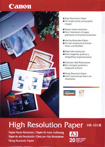 Canon High Resolution Paper HR-101 1033A006 Fotopapier DIN A3 106 g/m² 20 Blatt Matt