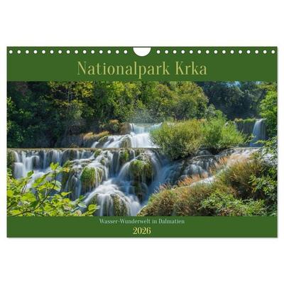 Nationalpark Krka - Wasser-Wunderwelt in Dalmatien (Wandkalender 2026 DIN A4 quer), CALVENDO Monatskalender