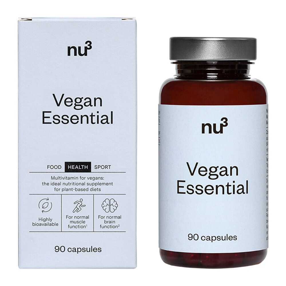 nu3 Premium Vegan Essentials 90 St Kapseln