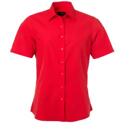 Damen Kurzarm Bluse "JN679" - L - tomato