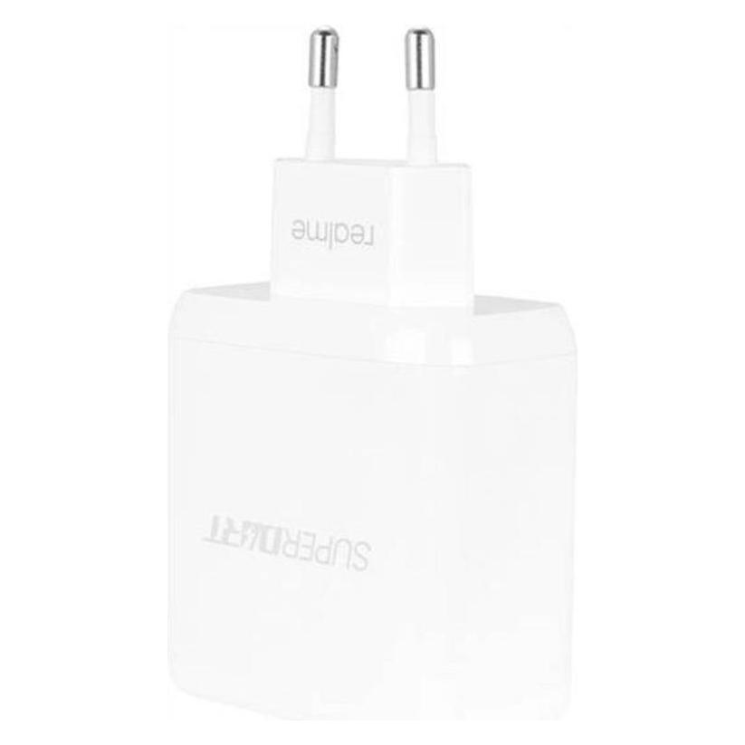OPPO Adapter SuperVOOC original charger Type C VCA7JFEH 65W white blister (65 W, 1 Port) (KAT07608)