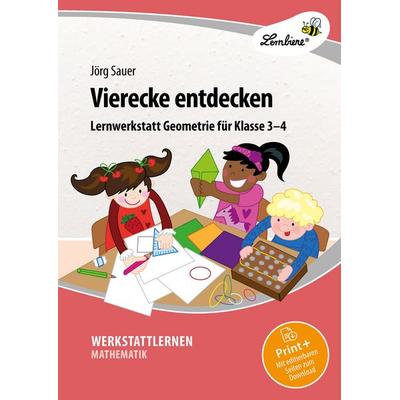 Vierecke entdecken, Set von Jörg Sauer, Lernbiene, 978-3-7468-1106-2